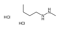 1-Butyl-2-methyl-hydrazine dihydrochloride结构式