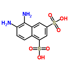 1,2-Diaminonaphtahlene-5,7-disulfonic acid structure