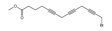 13-bromotrideca-5,8,11-triynoic acid methyl ester Structure