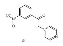 1-(3-nitrophenyl)-2-(4H-pyrazin-1-yl)ethanone structure