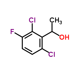 1-(2,6-Dichloro-3-fluorophenyl)ethanol structure