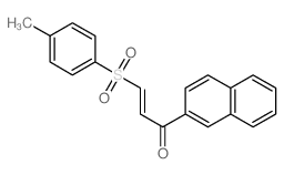 3-(4-methylphenyl)sulfonyl-1-naphthalen-2-yl-prop-2-en-1-one picture