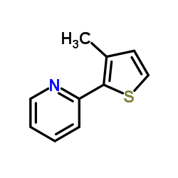 2-(3-Methyl-2-thienyl)pyridine Structure