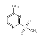 4-METHYL-2-(METHYLSULFONYL)PYRIMIDINE structure