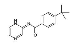 Benzamide, 4-(1,1-dimethylethyl)-N-pyrazinyl- (9CI)结构式