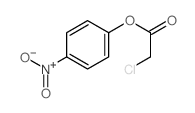 Acetic acid, 2-chloro-,4-nitrophenyl ester structure