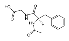 Ac-(R)-Phe-Gly-OH Structure