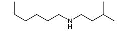 N-(3-methylbutyl)hexan-1-amine结构式