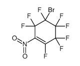 4-bromo-1,3,3,4,5,5,6,6-octafluoro-2-nitrocyclohexene结构式