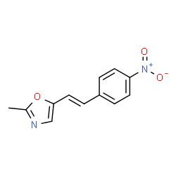 Oxazole, 2-methyl-5-[2-(4-nitrophenyl)ethenyl]- (9CI) Structure