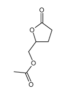 (5-oxotetrahydrofuran-2-yl)methyl acetate Structure