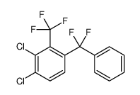 1,2-dichloro-4-[difluoro(phenyl)methyl]-3-(trifluoromethyl)benzene结构式