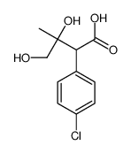 2-(4-chlorophenyl)-3,4-dihydroxy-3-methylbutanoic acid Structure