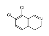 7,8-dichloro-3,4-dihydroisoquinoline结构式