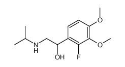 N-[2-(3,4-dimethoxy-2-fluorophenyl)-2-hydroxyethyl]isopropylamine Structure