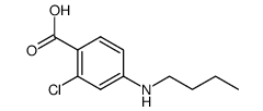 4-butylamino-2-chloro-benzoic acid Structure