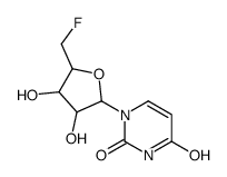 1-[5-(fluoromethyl)-3,4-dihydroxyoxolan-2-yl]pyrimidine-2,4-dione Structure