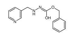 benzyl N-(pyridin-3-ylmethylamino)carbamate结构式