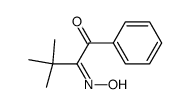 β,β-dimethyl-α-oximinobutyrophenone结构式