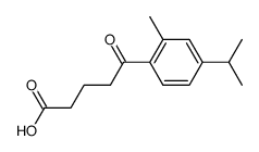 5-(2-Methyl-4-isopropylphenyl)-5-oxo-pentansaeure结构式