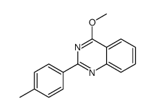 4-methoxy-2-(4-methylphenyl)quinazoline结构式