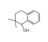 (1S)-2,2-dimethyl-3,4-dihydro-1H-naphthalen-1-ol结构式