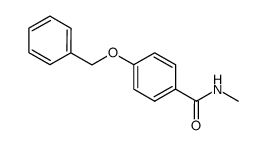 4-(benzyloxy)-N-methylbenzamide结构式