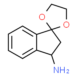 Spiro[1,3-dioxolane-2,1-[1H]inden]-3-amine, 2,3-dihydro- (9CI)结构式