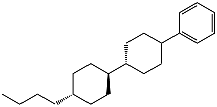 Benzene, [(trans,trans)-4'-butyl[1,1'-bicyclohexyl]-4-yl]- Structure