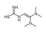 2,2-bis(dimethylamino)ethenylthiourea Structure