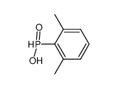 (2,6-dimethylphenyl)phosphinic acid结构式