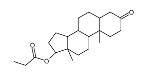 (5α,17β)-3-Oxoandrostan-17-yl propionate结构式