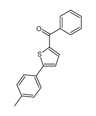 phenyl[5-(4-methylphenyl)thiophene-2-yl]methanone Structure