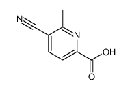 2-Pyridinecarboxylic acid, 5-cyano-6-methyl结构式