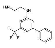 1,2-Ethanediamine, N1-[4-phenyl-6-(trifluoromethyl)-2-pyrimidinyl]结构式