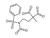 N-(3,3-dinitrobutyl)-N-nitrobenzenesulfonamide Structure