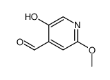 5-Hydroxy-2-methoxyisonicotinaldehyde Structure