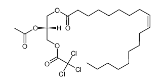 1-oleoyl-2-acetyl-3-trichloroacetyl-sn-glycerol结构式