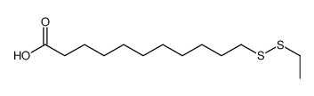 11-(ethyldisulfanyl)undecanoic acid结构式