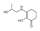 2-hydroxy-3-(2-hydroxypropylamino)cyclohex-2-en-1-one结构式