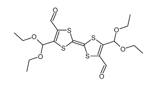 tetraformyltetrathiafulvalene-bis(diethyl acetal) Structure