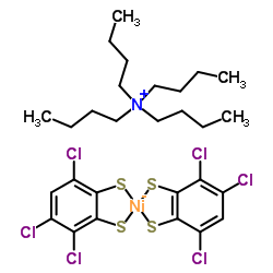 Tetrabutylammonium bis(3,4,6-trichloro-1,2-benzene-dithiolato)nickelate picture