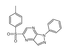 5-(4-methylphenyl)sulfonyl-1-phenylpyrazolo[3,4-b]pyrazine Structure