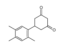 5-(2,4,5-trimethylphenyl)cyclohexane-1,3-dione Structure