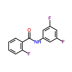2-Fluoro-N-(3,5-difluorophenyl)benzamide结构式