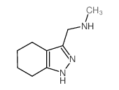 甲基-(4,5,6,7-四氢-1H-吲唑-3-基甲基)-胺结构式