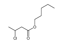 pentyl 3-chlorobutanoate结构式