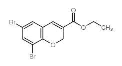 6,8-DIBROMO-2H-CHROMENE-3-CARBOXYLIC ACID ETHYL ESTER picture