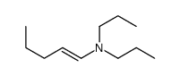 N,N-dipropylpent-1-en-1-amine Structure