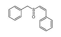 2-phenylethenylsulfinylmethylbenzene Structure